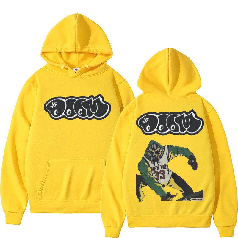 Rapper MF Doom Funny Graphic Hoodie Doomsday Madvillain Hoodies Women Men Long Sleeve Hooded Sweatshirts Clothing