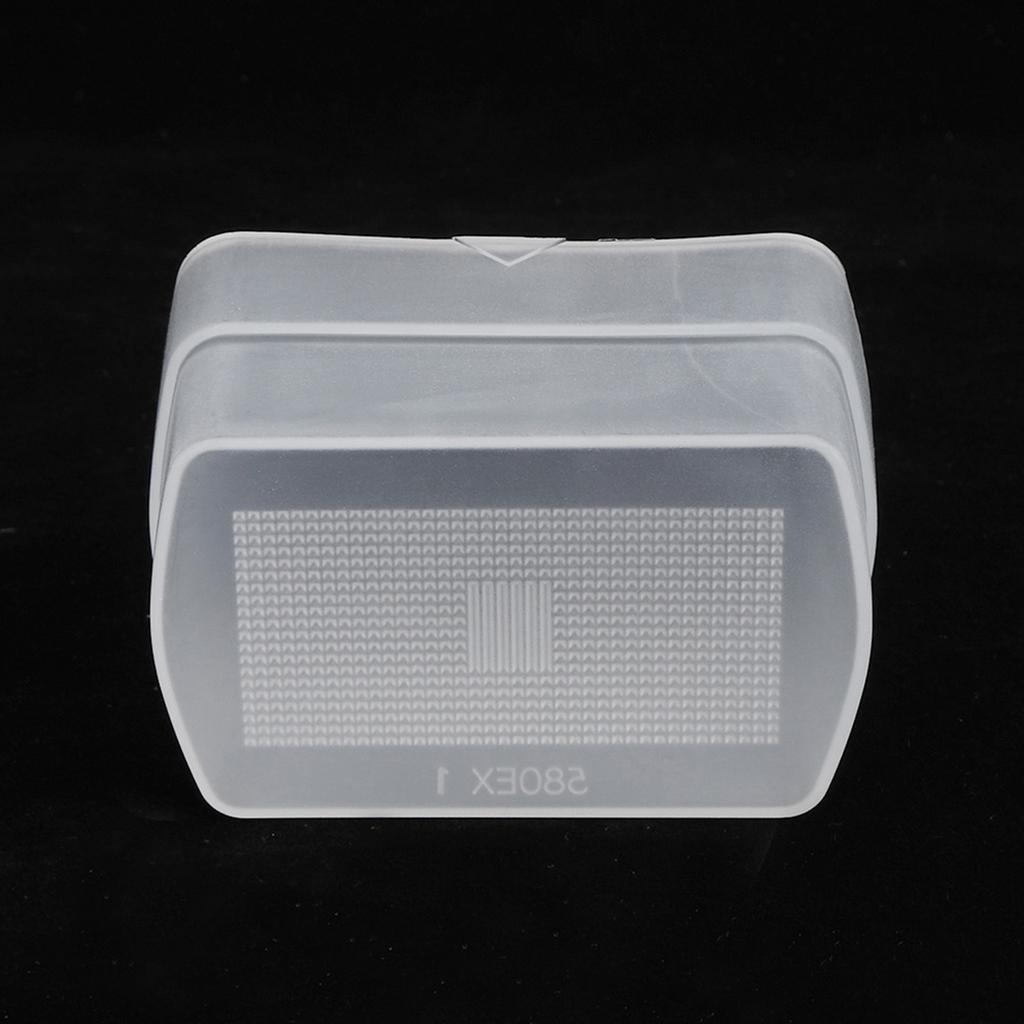 3Pcs Mini Digital Camera Flash Bounce Diffusers Softbox Fit for Canon 580EX Top Flash White