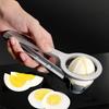 Ручной яйцерез, портативная многофункциональная яйцерезка, нержавеющая сталь, разделитель для консервированных яиц, кухонный нескользящий разделитель секций