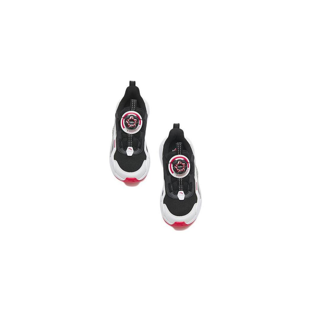 Anta Antiskid Wear-Resistant Childrens Casual Shoes Kids Sneakers Black White Red 312249909-4