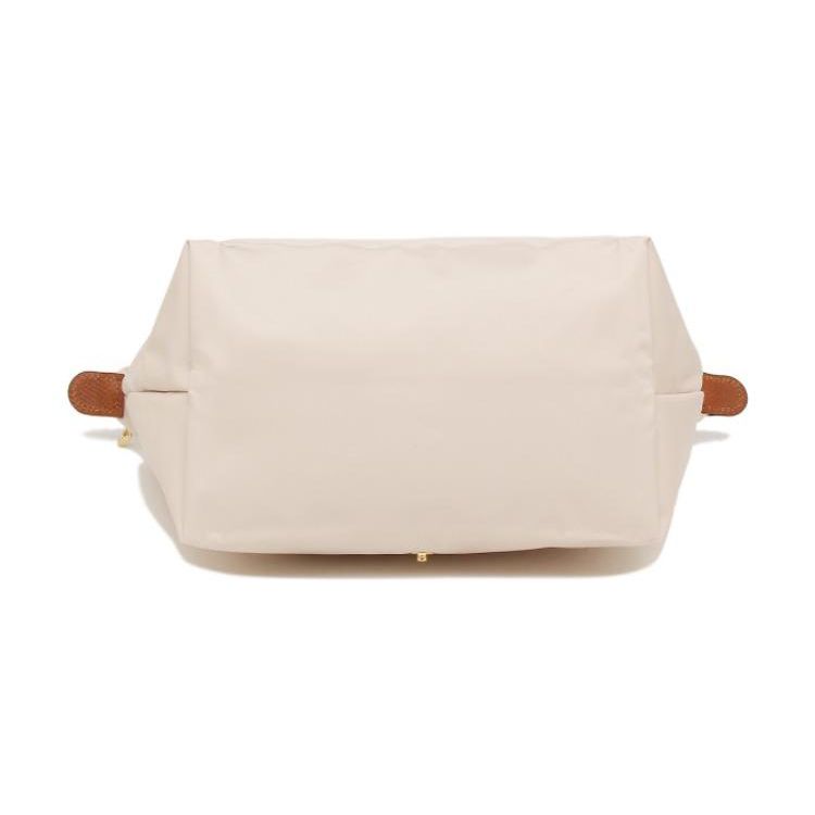 Longchamp Le Pliage 23 Сумка-тоут на кнопке-молнии с короткими ручками из холста и кожи Женская сумка-тоут Цвет бумаги 1621089P71