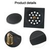 Deodorant Floor Drain 10*10cm Push-type Floor Drain Easy Installation Anti-clogging Hole Design Kitchen Floor For Kitchen