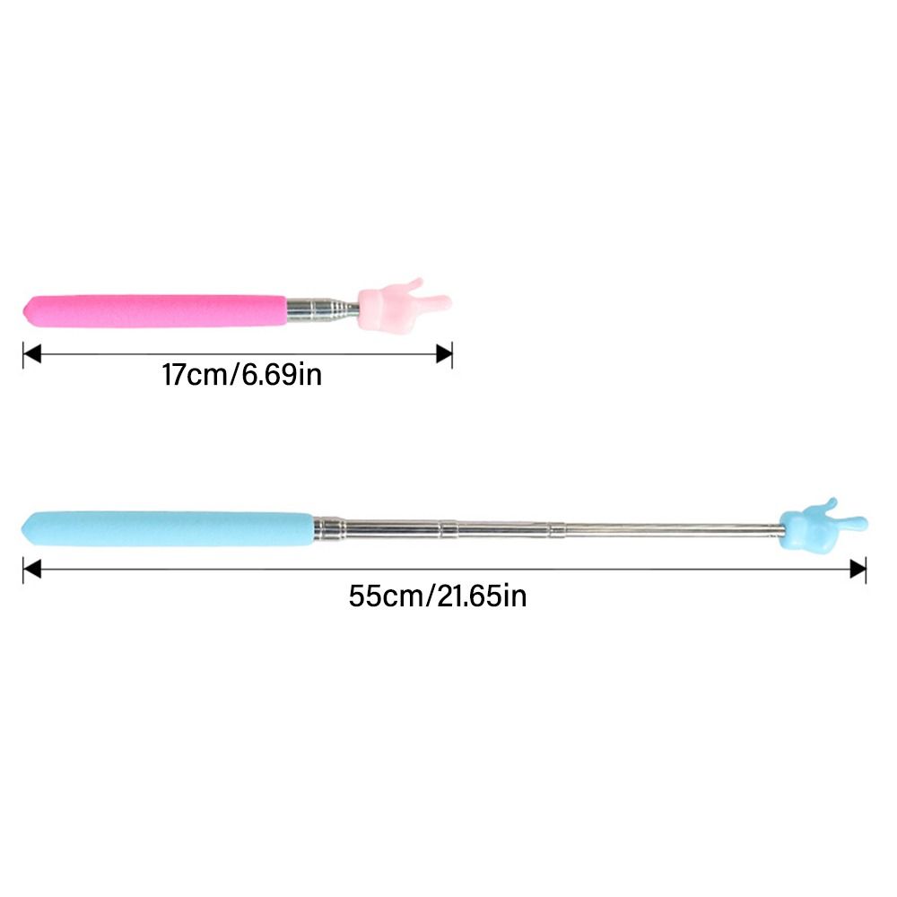 Telescopic Rod Finger Reading Sticks Finger Design Teaching Stick Whiteboard Hand Pointer  Students