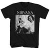 Рок-футболки Nirvana для мужчин и женщин с короткими рукавами и круглым вырезом из чистого хлопка