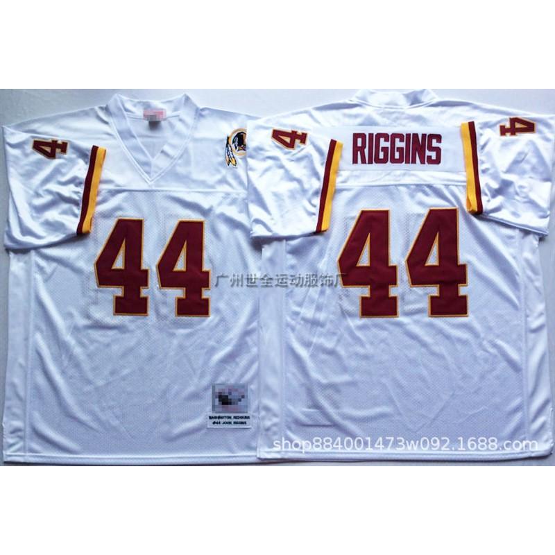 Washington Commanders Retro Football Jersey Men Women Short Sleeve Cotton Blend 44 7 Commemorative Edition