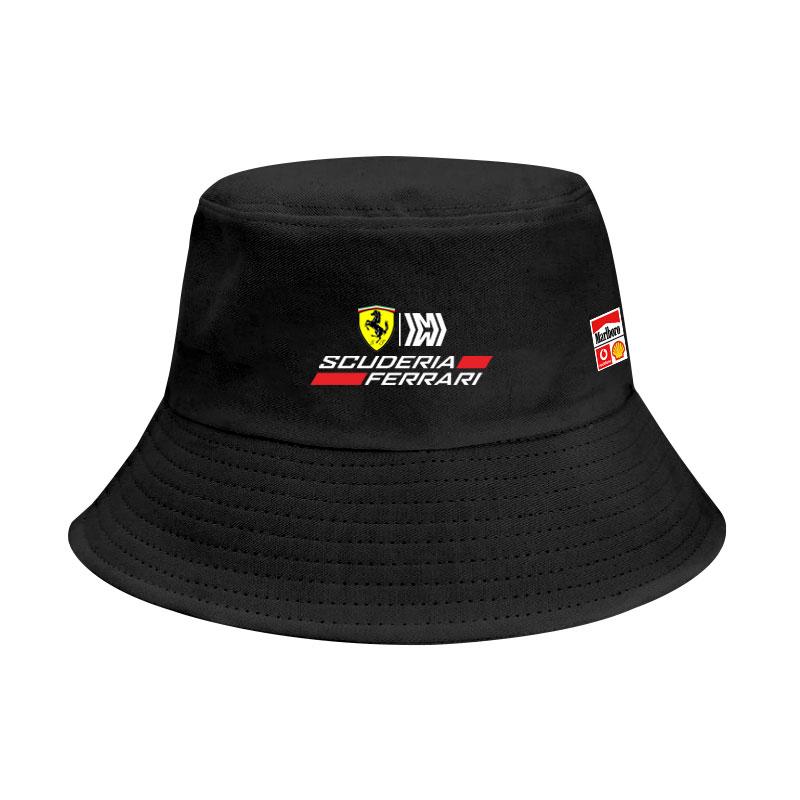 Одежда команды Ferrari F1 Летние повседневные панамы, шляпы от солнца, шляпы-рыбаки для мужчин и женщин Для Ferrari F40 SF90 Scuderia Ferrari