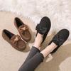 Winter New Old Beijing Cloth Shoes Velvet Warm Daily Home Indoor Women's Cotton Slippers One Foot Cotton Shoes