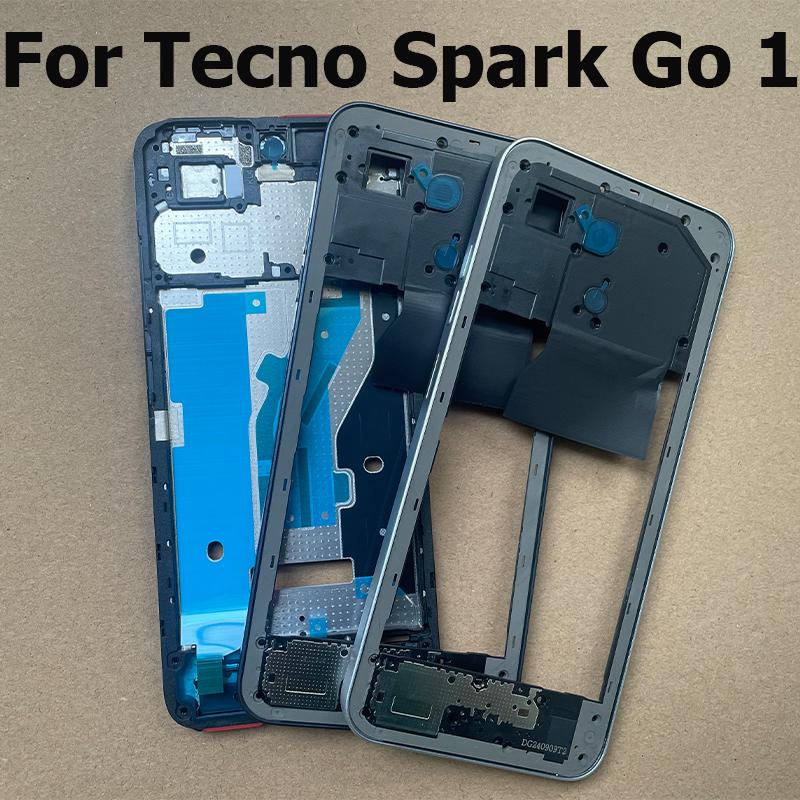 Housing Middle Frame Bezel Plate Panel Chassis For Tecno Spark Go 1 Phone LCD Frame Repair Parts