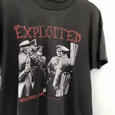 Футболка группы The Exploited, Черная унисекс футболка The Exploited, Репринт S-5XL.webp Унисекс футболка