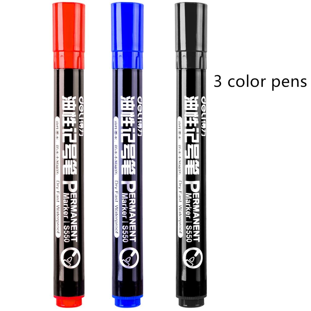 Перманентный масляный маркер водостойкий. В ассортименте черный, красный и синий цвета