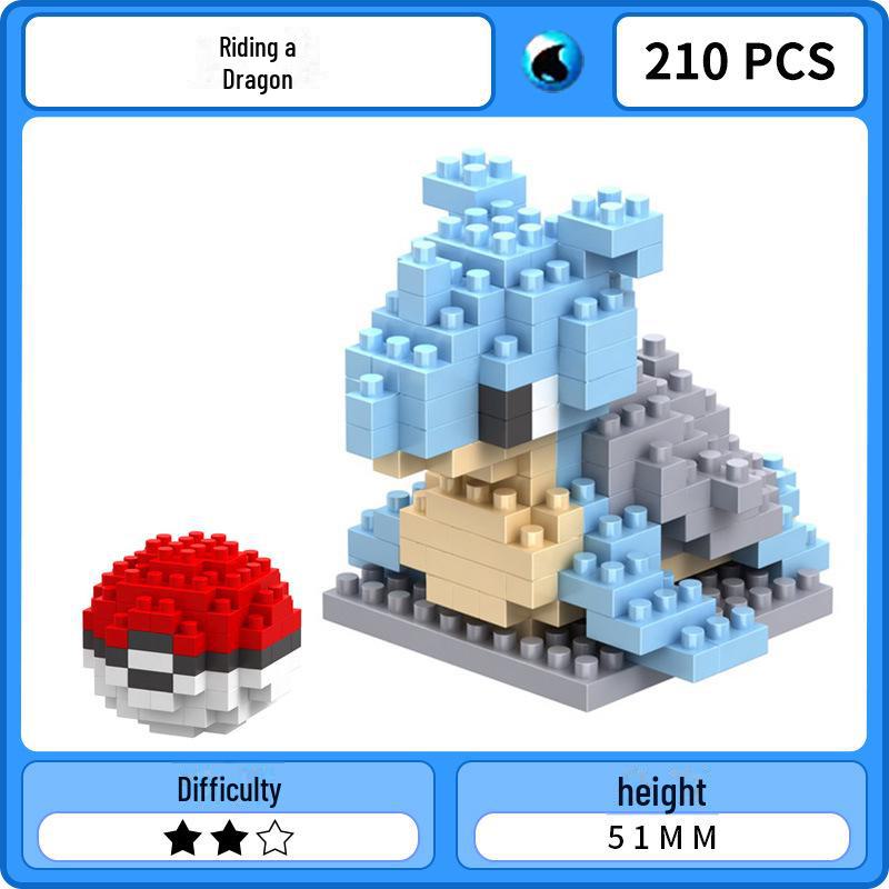 Leboyu Elf Cartoon Micro Diamond Building Blocks - пазл для детей с мелкими частицами, модели 8044 - 8063.