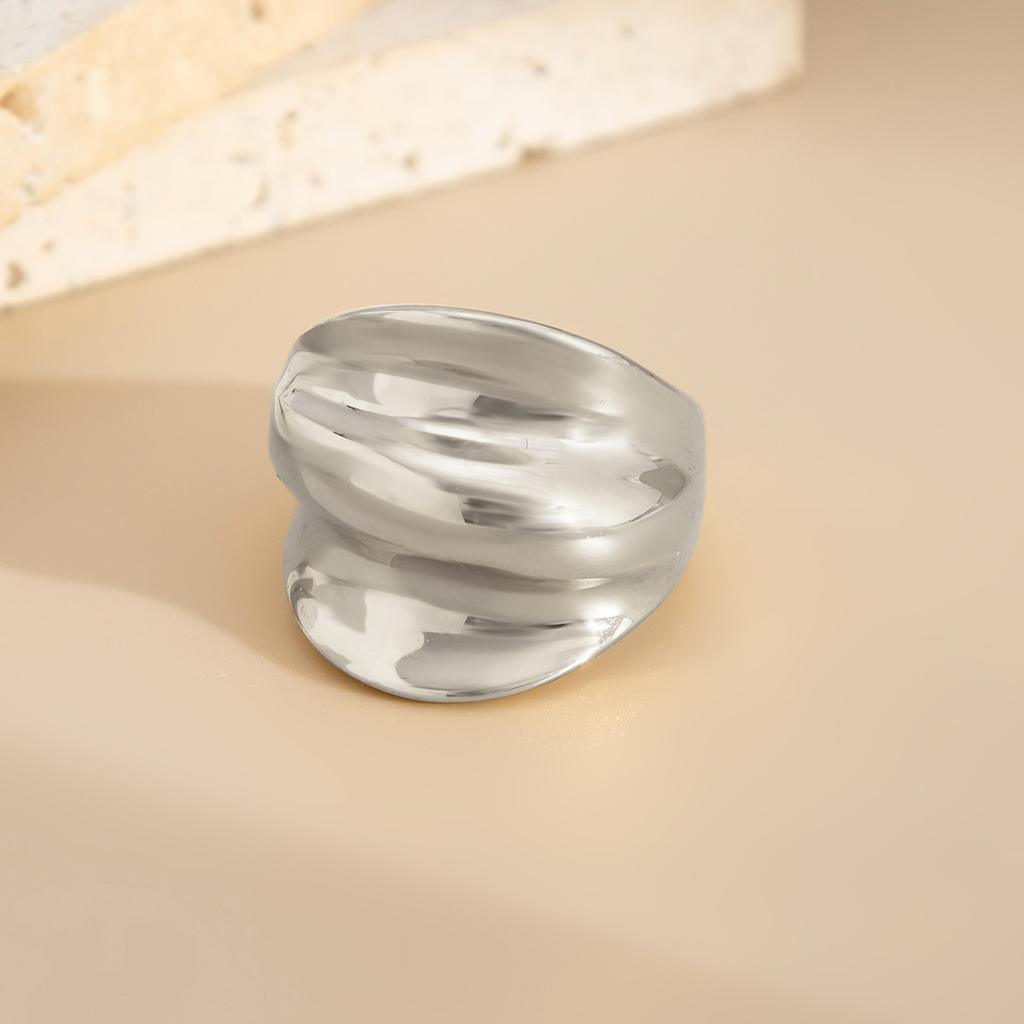 Аксессуары Геометрическое Нерегулярное Открытое Кольцо Индивидуальность Универсальный Модный Набор Колец Кольцо Из Сплава