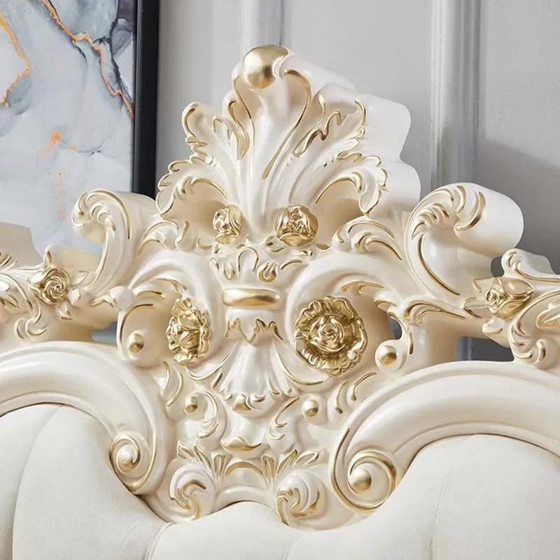 For Hochwertiges Luxusbett, Romantische Ästhetik, Schlafende Prinzessin, Ungewöhnliches Schlossbett, Hochzeit, Moderne Designer-
