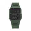 Casio Ca 53wf 3bdf  Ca 53wf 3b  Databank Цифровые Квадратные Винтажные Ретро Универсальные Уретановые Часы
