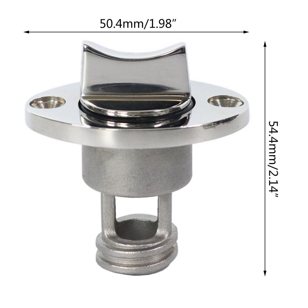 Модернизированная сливная пробка для лодки, полированная нержавеющая сталь 316, сливная пробка для трюма, заглушка для замены корпуса морской лодки