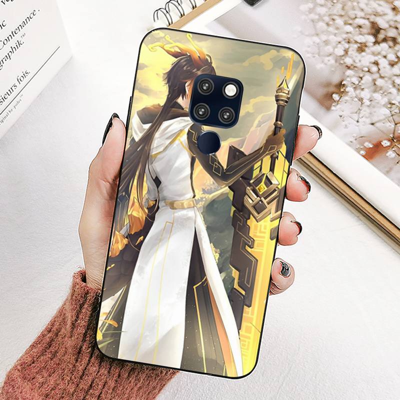 Genshin Impact God of Contracts Phone Case for Huawei Mate 20 10 9 40 30 Lite Pro X Nova 2 3i 7se