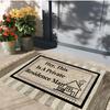 Hey,This is A Private Residence Doormat Rubber Bathroom Kitchen Mat Garden Garage Door Floor Mat Non-Slip Carpet Entrance Rug