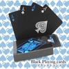 black plastic playing cards for card magic and Stylish, simple, games, tricks, parties.
