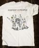 Ретро Футболка Foster The People Band Pumped Up Kicks Хлопок Белый S5XL AG831 Унисекс Футболка