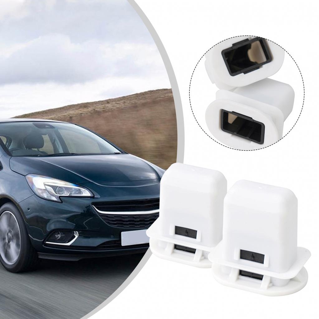 Bracket Cushion Pad Retaining Plastic Rear Seat 2pcs