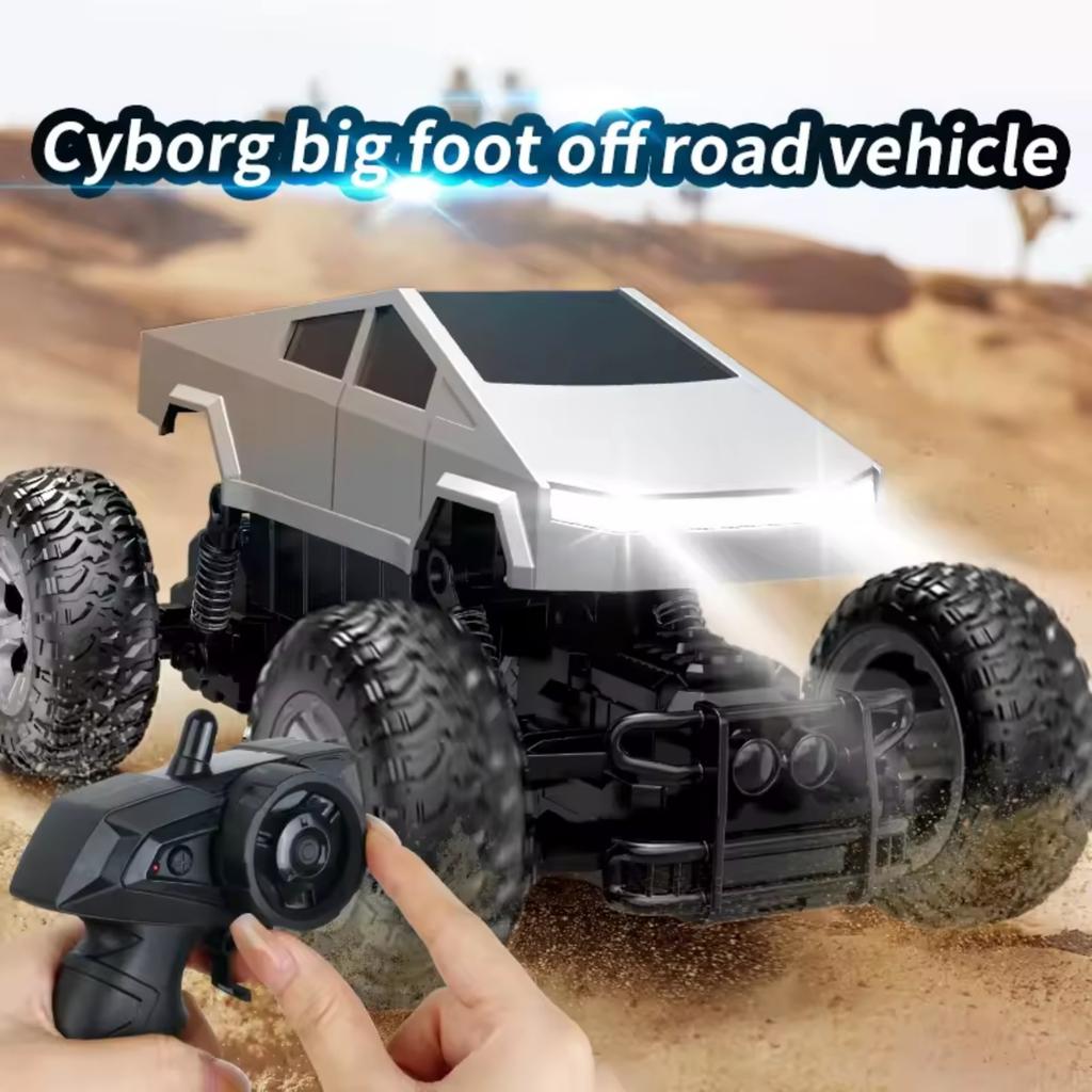 1:16 Амфибийный полноприводный RC трюковый грузовик - Водонепроницаемый внедорожник с вращением на 360° и светодиодами, Игрушка для детей, Мальчиков и Взрослых