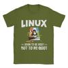 Men T-Shirts Linux   Windows Vintage Cotton Tees Short Sleeve  T Shirt Crew Neck Tops 4XL 5XL