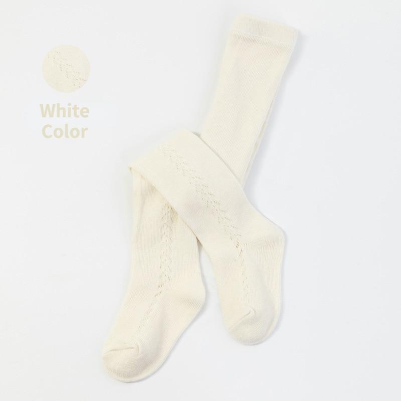 Испанские чулки для девочек, весенне-летние плотные колготки в рубчик для малышей, детские колготки