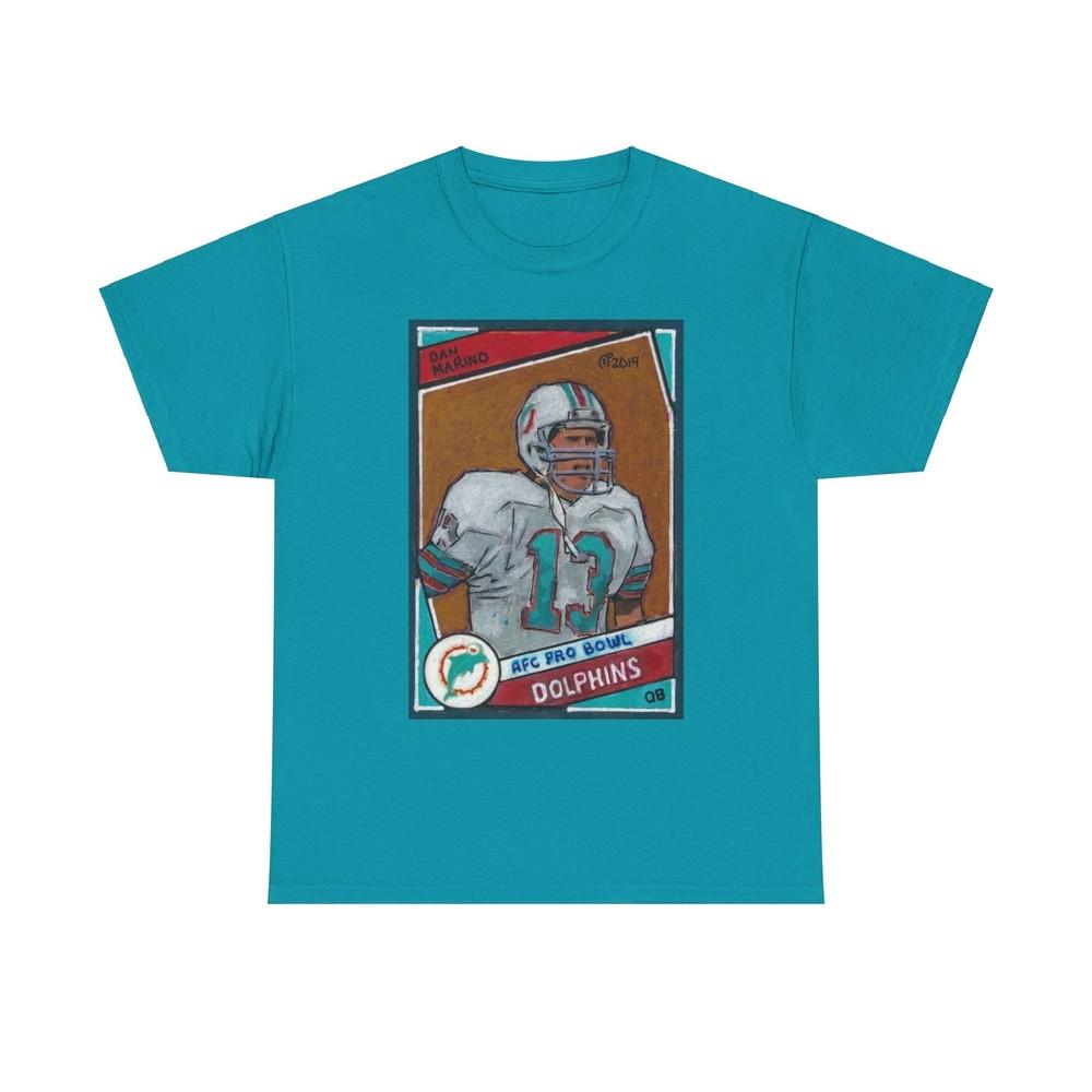 Miami Dolphins Дэн Марино Карточка новичка Футболка Унисекс Футболка
