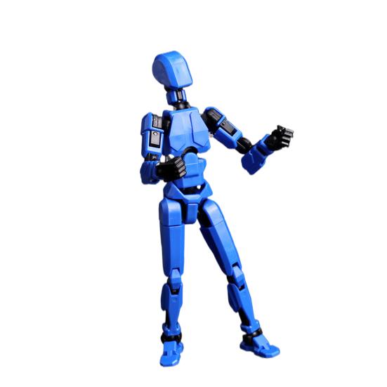 36987 Sets 3D Printed Robot Action Figure with Accessories Multi-jointed Movable Robot Model Articulated Dummy