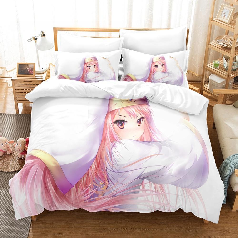 Новый аниме The Familiar of Zero Постельное белье Single Twin Full Queen King Size Bed Set Adult Kid Bedroom Duvet cover Sets Anime Bed