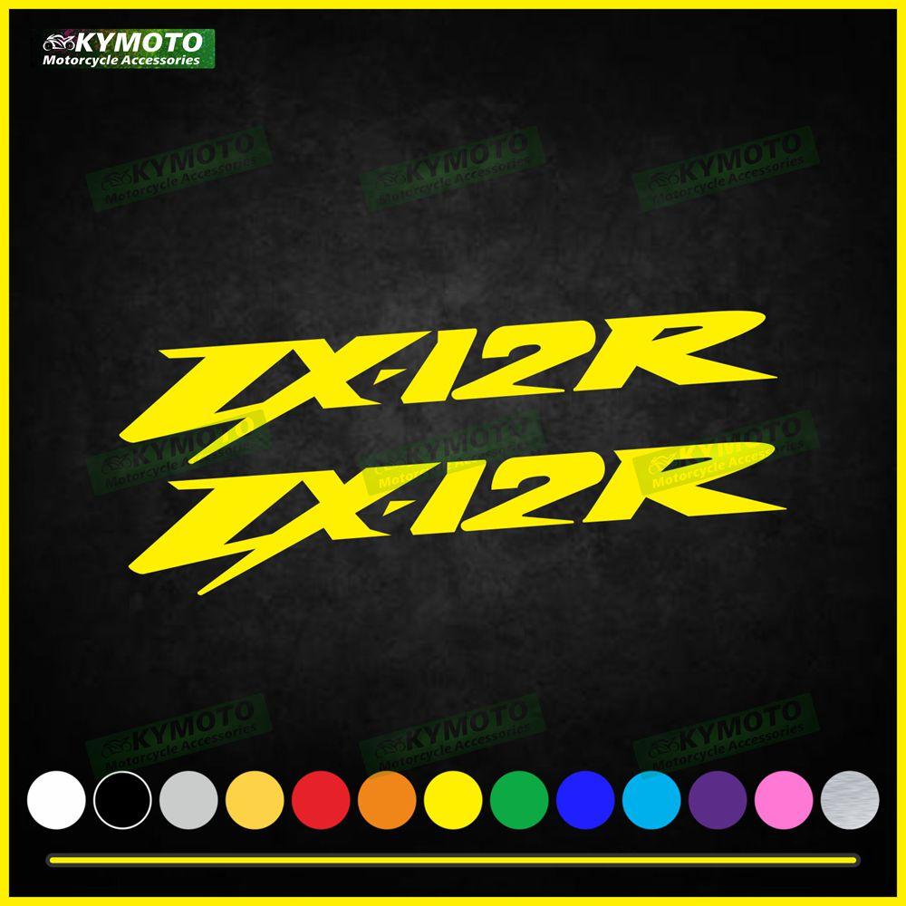 For ZX-12R ZX12R racing motorcycle accessories decals fairing decoration helmet fuel tank engine logo reflective sticker