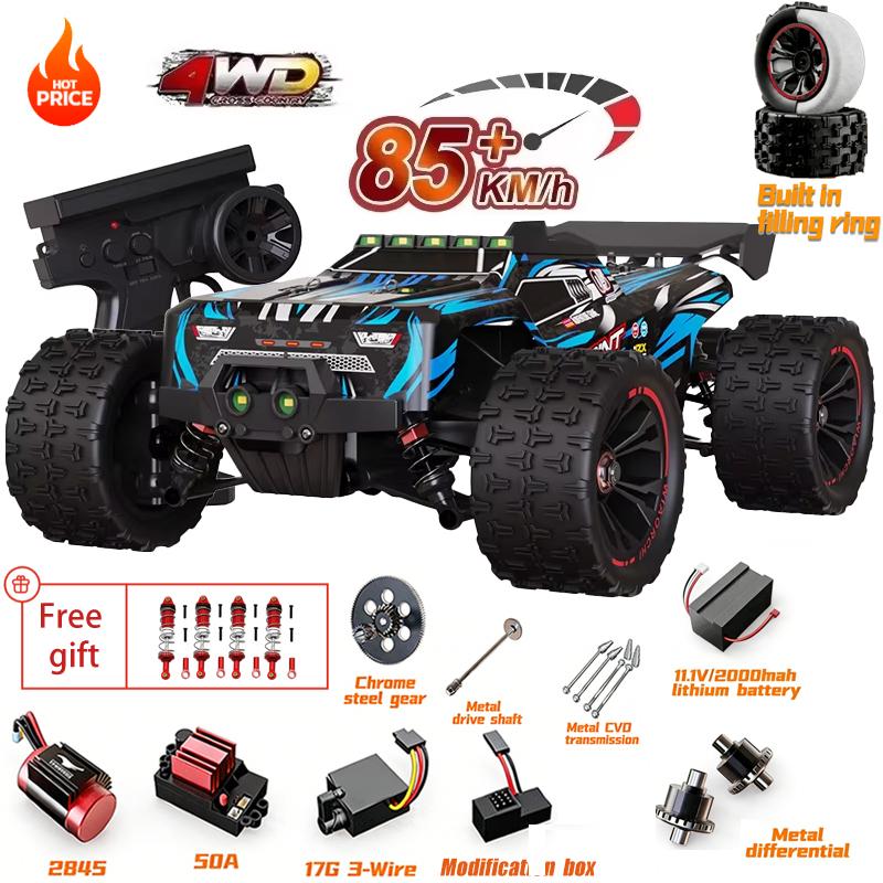 SG116MAX SCY9522 1:16 Высокоскоростная дрифт-гонка 80 км/ч Бесколлекторный двигатель 4WD 9522PRO 50 км/ч Радиоуправляемая машина Внедорожник Игрушки для детей Подарок