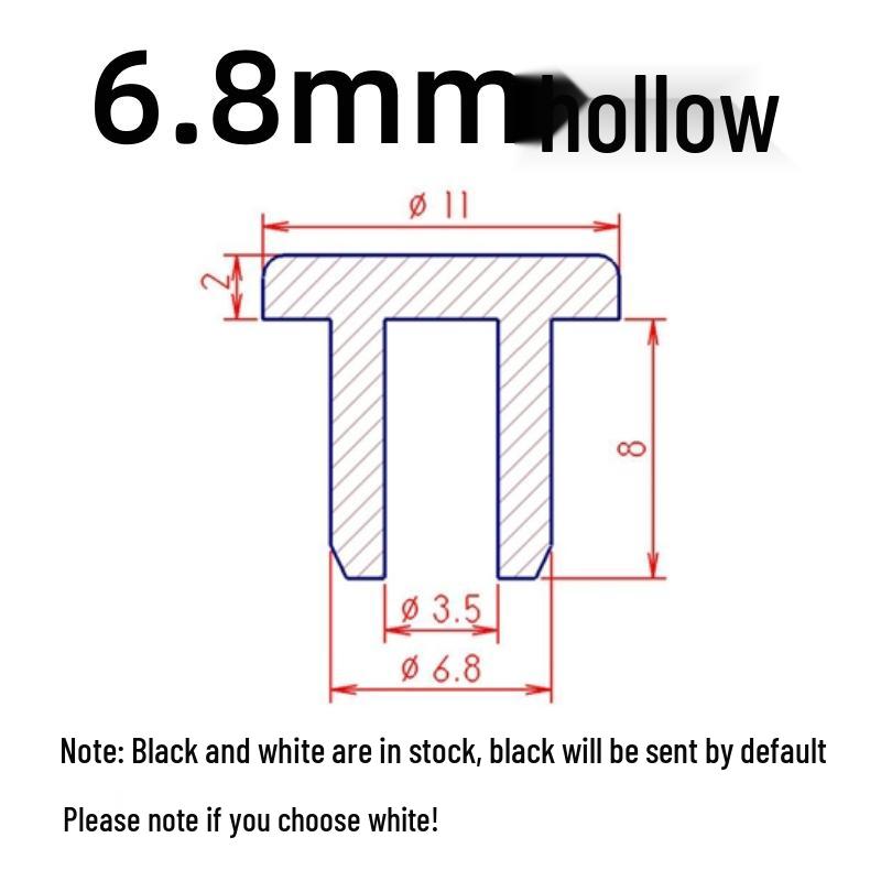 T-Shaped High Temp Silicone Stopper for Sandblasting, Electroplating, Baking, Anodizing, and More