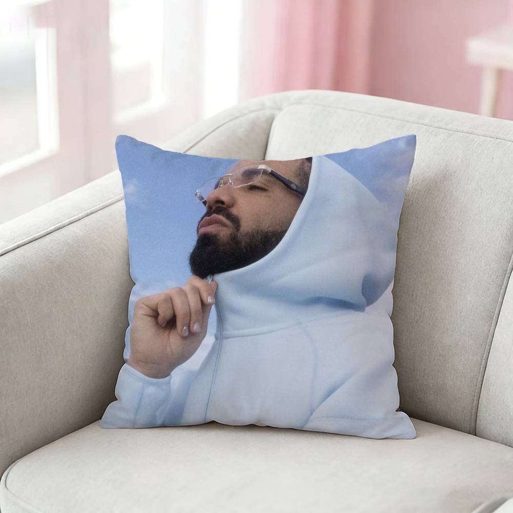 Rapper D-Drake Pillow Case Pattern Printed Pillowcase For Living Room Sofa Cushion Cover