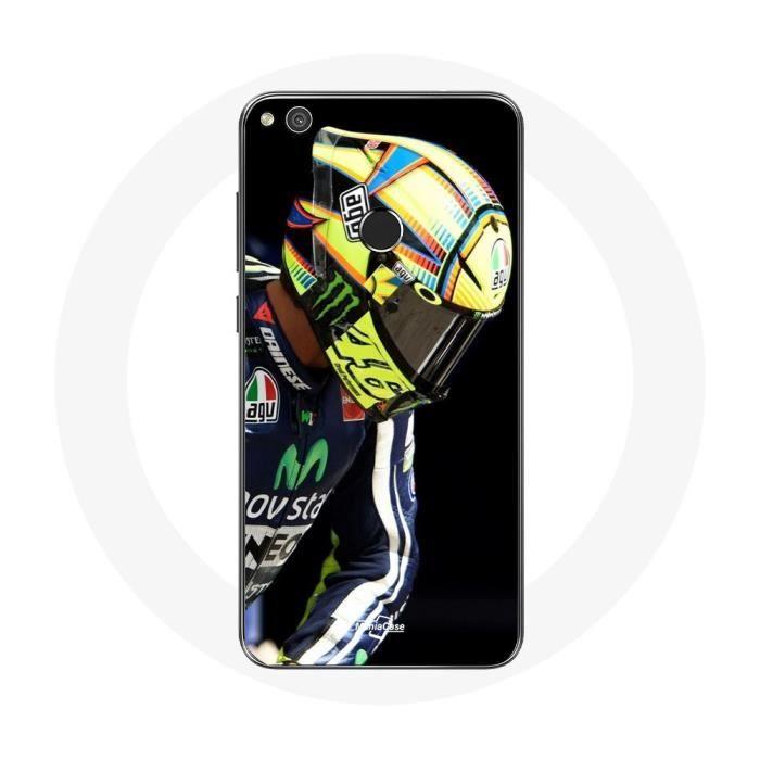 Coque pour Huawei P8 Lite 2017 Valentino Rossi Numéro 46 Pilote de vitesse moto