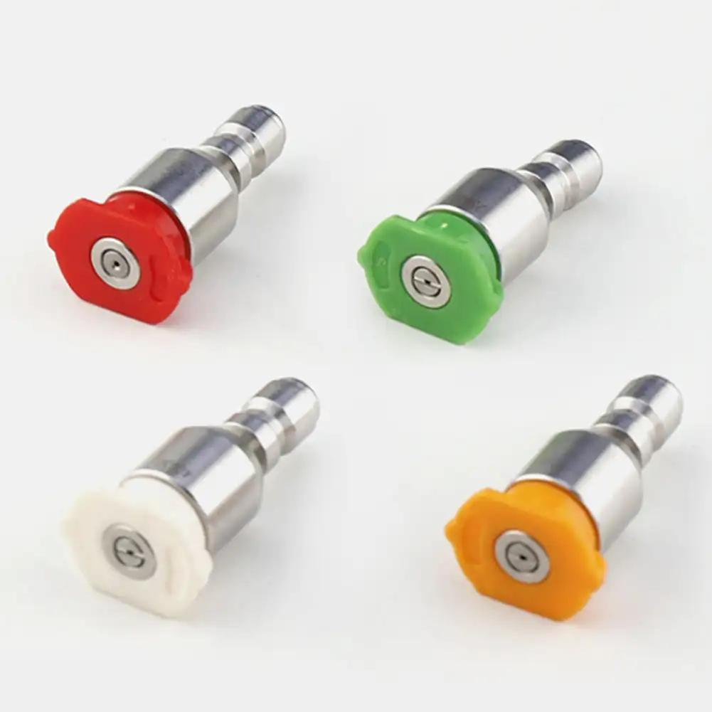 Вращающаяся на 360° насадка для мойки высокого давления автомобиля 4000 фунтов на кв. дюйм Несколько градусов 0° 15° 25° 40° Насадки для мойки с быстрым соединением 1/4