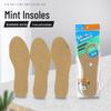 Unisex Mint Breathable Sweat-Absorbent Cuttable Polyester Sports Insoles