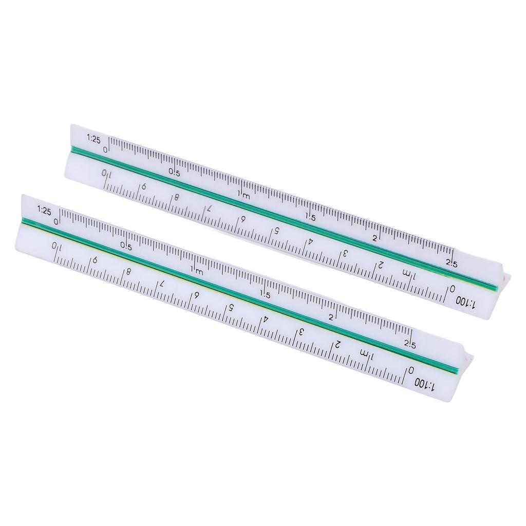 Набор архитектурных линеек 2 шт. Пластиковые Масштабные Карманные Мини для Инженера Архитекторов Инженерии