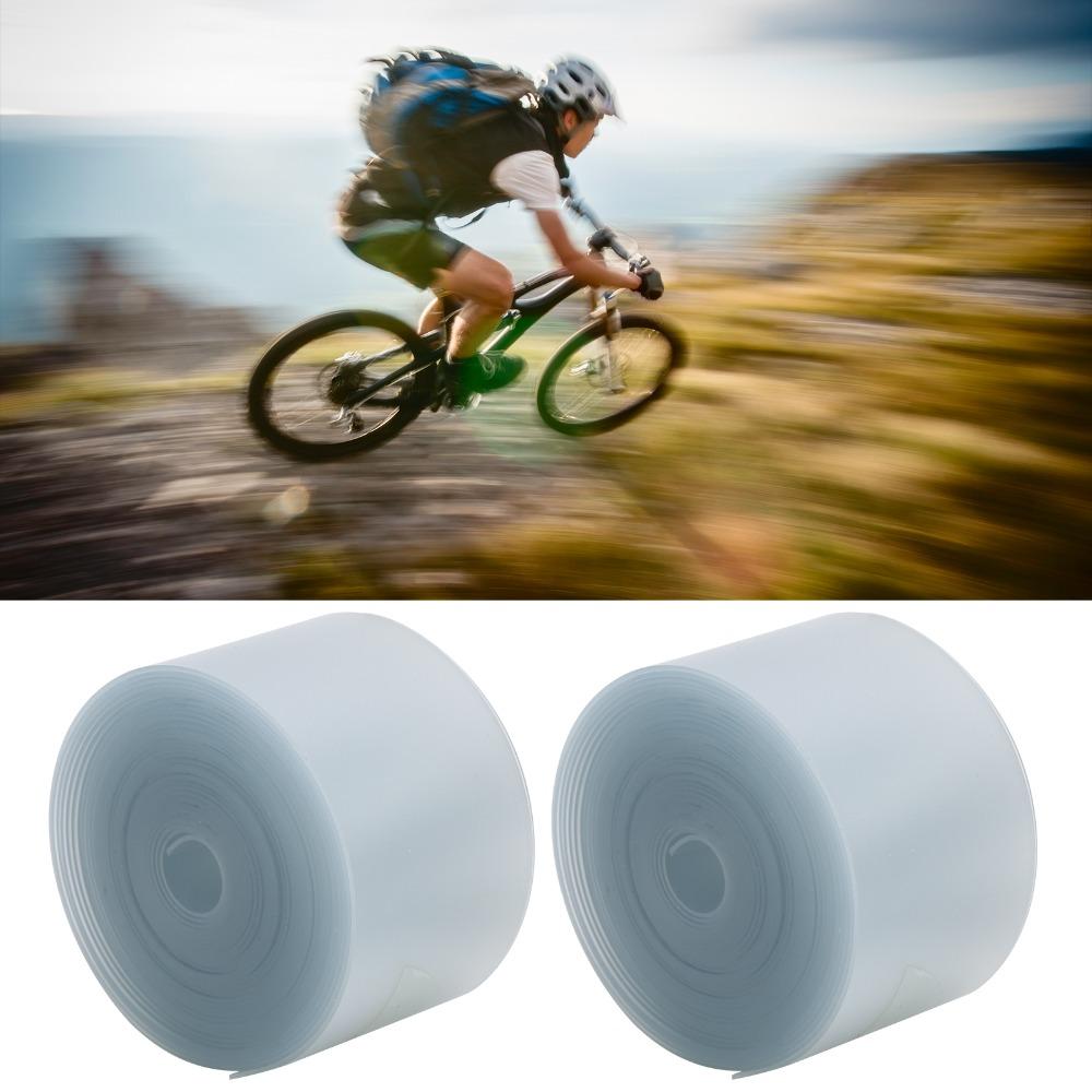 1 Pair PVC Bike Tire Liner 25mm Bike Anti-Puncture Liner Durable Inner Tire Liner Mountain Bike
