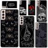 Skull Gothic Creepy Pastel Goth Cover For Samsung Galaxy S21 Ultra Note 20 Note 10 S8 S9 S10 S22 Plus S20 FE Phone Case