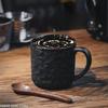 Японский винтажный набор керамических кофейных чашек с рисунком камней Высокоценные парные кружки Высококлассные офисные стаканы для воды