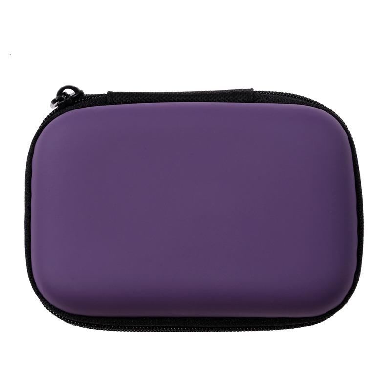 Портативный органайзер для USB-кабелей для передачи данных, кожаная сумка для хранения наушников, чехол-протектор для наушников, мини-жесткий чехол на молнии