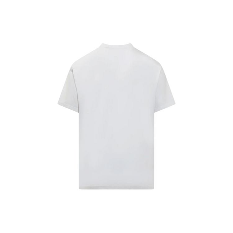 Burberry Map Print Cotton Oversized T Shirt 80563071