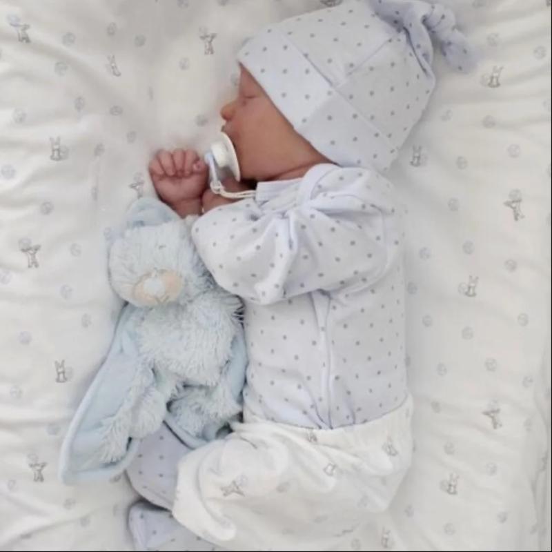 Кукла Reborn Boneca 18 дюймов Реалистичная Bebe Darren Нежная окрашенная полностью виниловая кукла-младенец из переработанного сырья Детская игрушка-маппет Подарок на праздник для детей