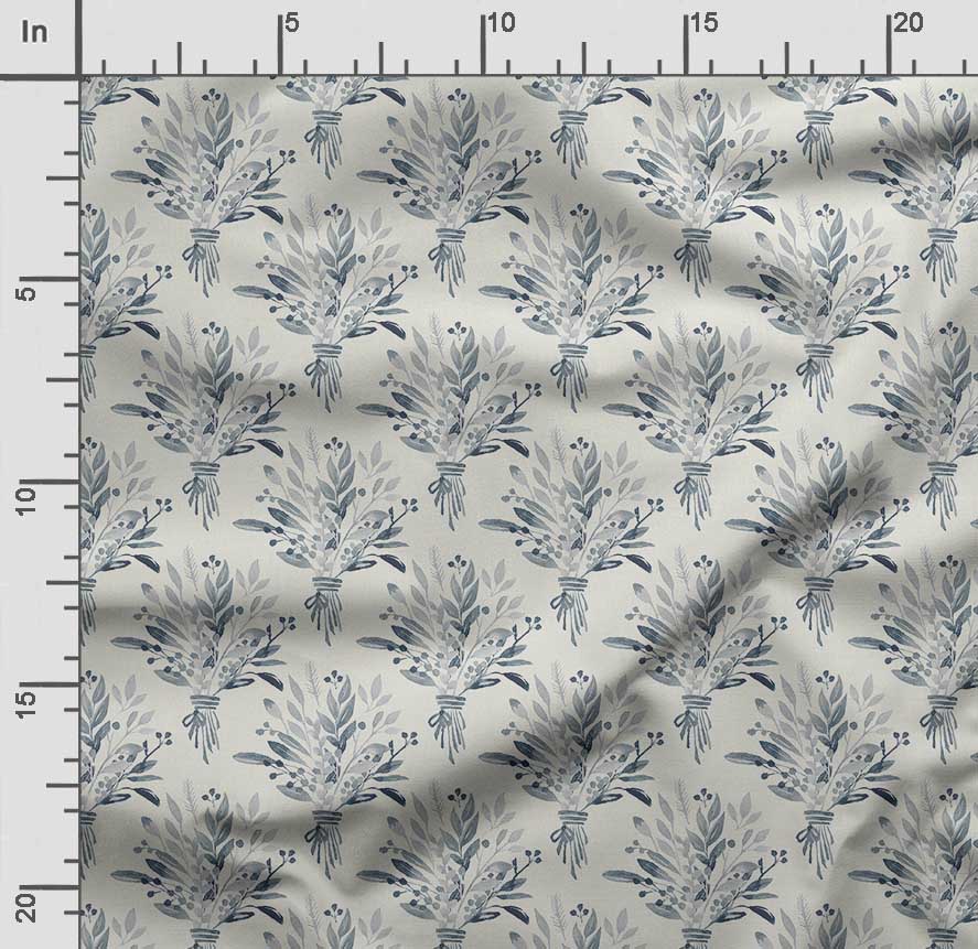 Soimoi Watercolor Floral Print,  Cotton Cambric, Quilting Fabric Sold by The Yard 42 Inch Wide, Medium Weight Cotton Fabric,