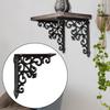 Decorative Shelf Bracket Support Duty with Screws Supporter Shelving for Living Room