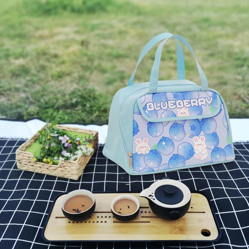 Reusable Lunch Bag Students Lunch Bags Large Capacity Box Leakproof Tote Waterproof Design For Work Picnic Travel