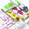 100Pc Acrylic UV Gel Extension Builder Nail Forms Tips Nails Builder French Nail Art Guide Mold Manicure Stencil Accessory Tools
