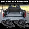 Bed Rail Tie Down Point for Toyota for Tacoma for Tundra 05-24, Heavy-Duty Load Bearing Waterproof Cargo Bed Tie Down Hooks, Quick Install Accessories