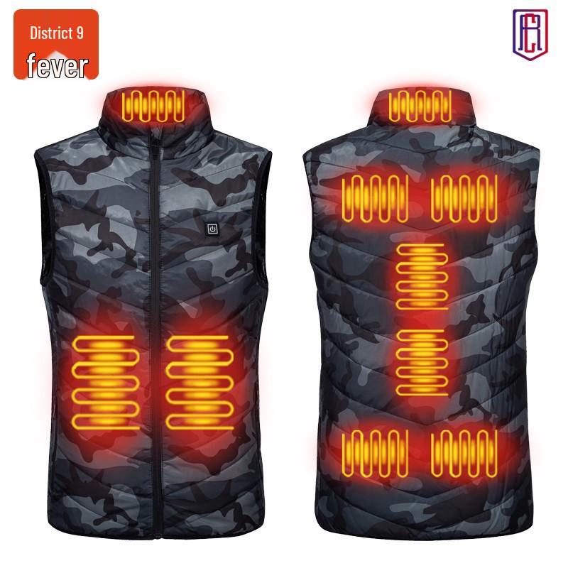 Smart USB Heated Vest: Unisex Winter/Autumn Thermal Wear with Constant Temperature Control